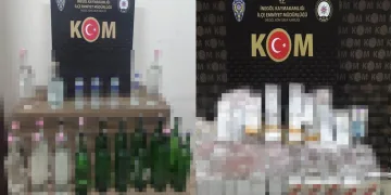 Bursa’da sahte içki ve sigara operasyonu