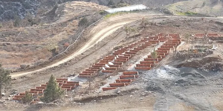 Su altında kalacak Yusufeli’de mezarlar taşınıyor