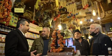 Bursa’da Başkan Yılmaz’dan esnaf ziyareti