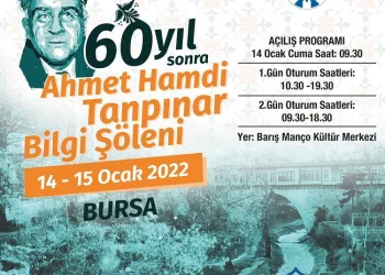 Tanpınar, Bursa Yıldırım’da bilgi şöleni ile anılacak