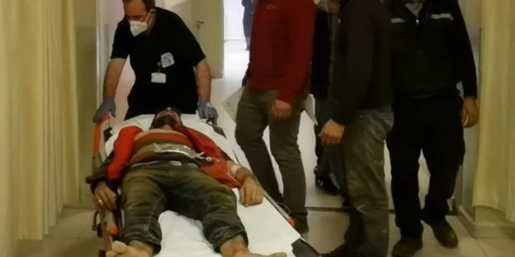 Bursa’da akıma kapılan işçi yaralandı