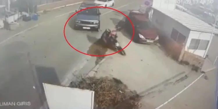 Bursa’da motosiklet cipe çarptı