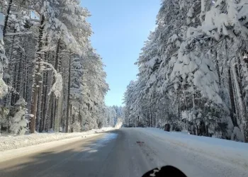 Bursa Uludağ yolunda hayran bırakan manzara