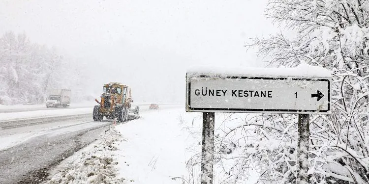 Bursa’da 55 köy yolu ulaşıma kapandı
