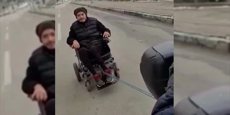 Bursa’da motokuryeden takdir toplayan hareket