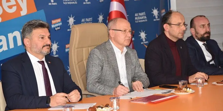 Gürkan’dan Mudanya teşkilatına hayırlı olsun ziyareti