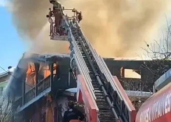 Bursa’da iki farklı mahallede çıkan yangınlar korkuttu