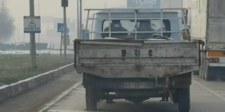 Bursa’da patlak lastikle kilometrelerce yol gitti