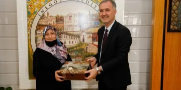 Başkan Taban, Bursa İnegöl’ün Adile Naşit’ini ağırladı
