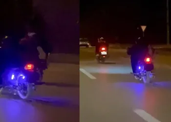 Bursa’da trafikte tehlikeli anlar kamerada