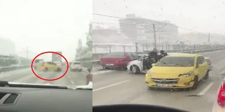 Bursa’da yoğun kar ve buz kazaları beraberinde getirdi