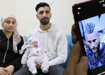 Diziden etkilendi oğluna ‘Ragnar’ ismini verdi