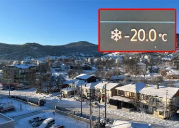 Bursa’da termometreler eksi 20 dereceyi gördü!
