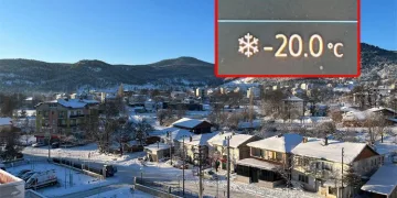 Bursa’da termometreler eksi 20 dereceyi gördü!