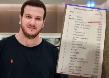 Meclis lokantasına ait adisyonu paylaştı
