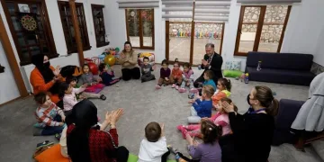 Beşinci Mevsim Kreşi yeni yerinde hizmete girdi