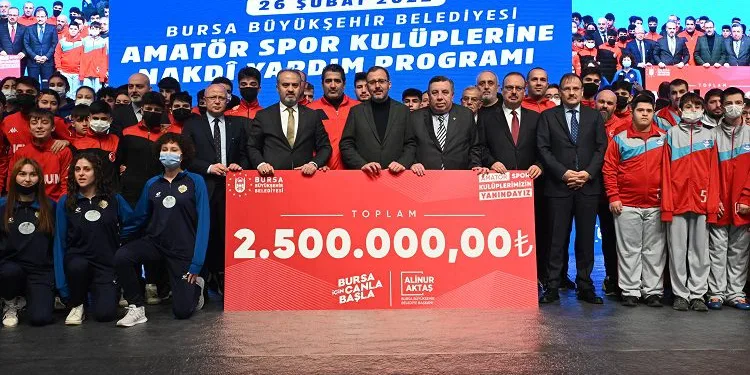 Bursa Büyükşehir’den amatör spora büyük destek