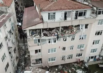 5 katlı binada patlama