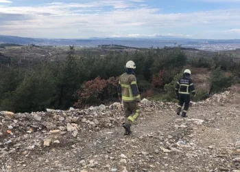 Bursa’da hava aracı düştü ihbarı asılsız çıktı