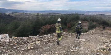 Bursa’da hava aracı düştü ihbarı asılsız çıktı
