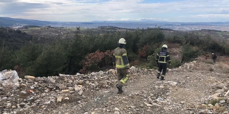 Bursa’da hava aracı düştü ihbarı asılsız çıktı