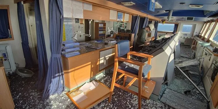 Ukrayna açıklarında Türk gemisine bomba isabet etti