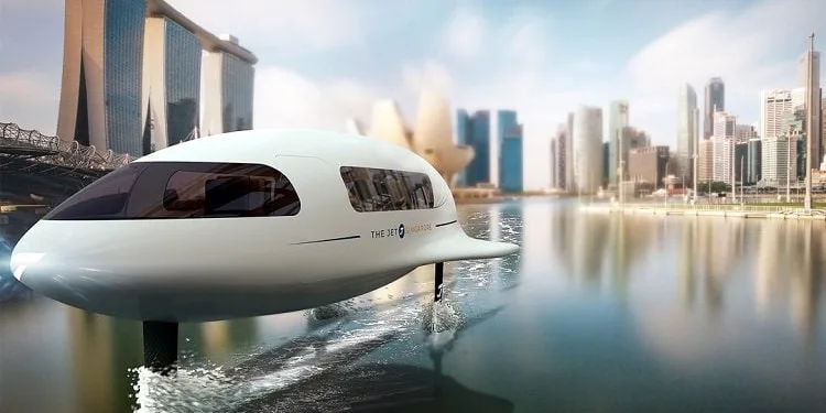 Uçan tekne ‘The Jet’ Dubai’de denize inecek