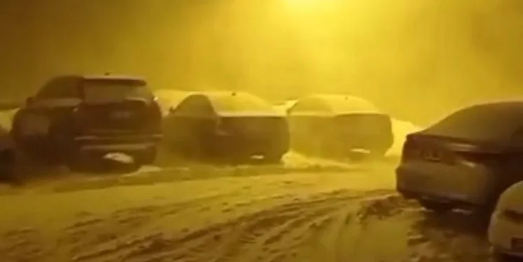 Uludağ’da kar fırtınası etkili oldu