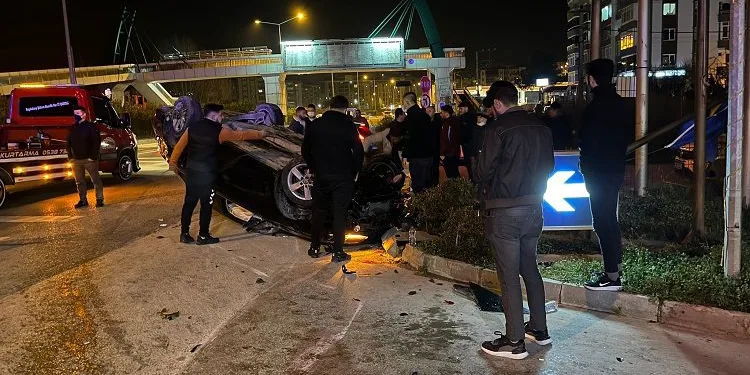 Bursa’da hız ve yarış tutkusu kaza ile sonuçlandı