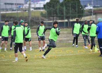 Bursaspor taktik antrenmanı yaptı