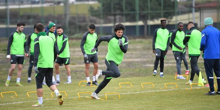 Bursaspor taktik antrenmanı yaptı