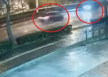 Bursa’da bir kişinin öldüğü kaza anları kamerada