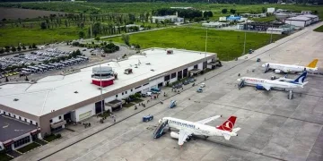 Samsun-Çarşamba Havalimanı’ndaki yolcu sayısı geçen yıla göre yüzde 56 arttı