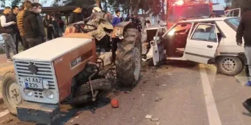 Bursa’da kafa kafaya çarpıştılar
