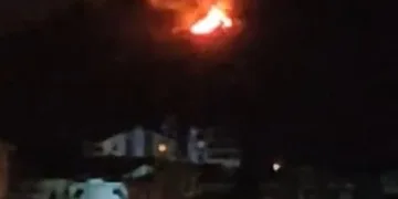 Bursa’da alevleri görenler orman yangını sandı