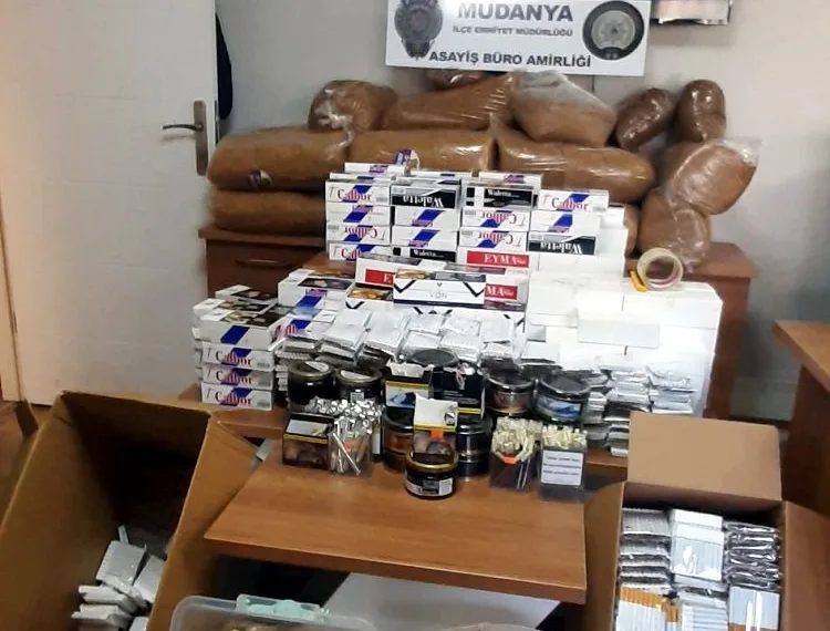 Mudanya’da kaçak sigaraya geçit yok