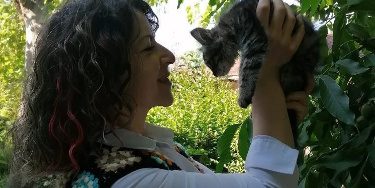 Ölen hamile kedinin karnını açıp yavrularını kurtardı