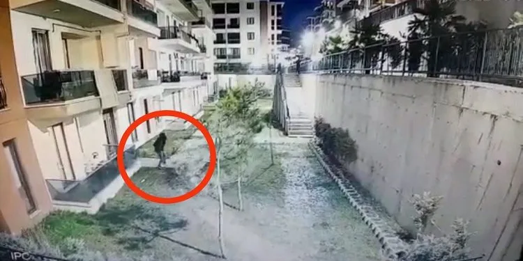 Palayla siteye girdi, 5’inci kattan aşağı balkondan indi