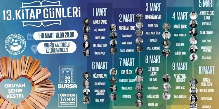 Kestel Belediyesi 13. Kitap Günleri’nde geri sayım başladı