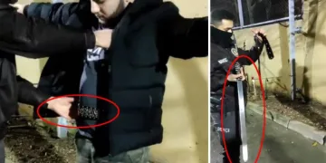 Üzerinden çıkanı görünce bekçilerde şaşırdı
