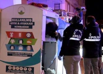 Bursa’da feci ölüm! Giysi kumbarasına sıktı