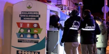 Bursa’da feci ölüm! Giysi kumbarasına sıktı