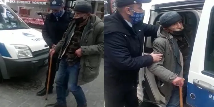 Bursa’da yaşlı adamın imdadına zabıta yetişti