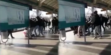Bursa’da metro istasyonunda kavga!