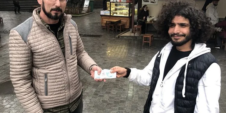 10 bin TL’nin sahibini sosyal medyadan buldu