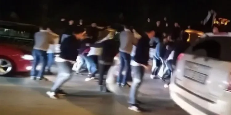 Bursa’da yol kapatan asker eğlencesinde ceza yağdı