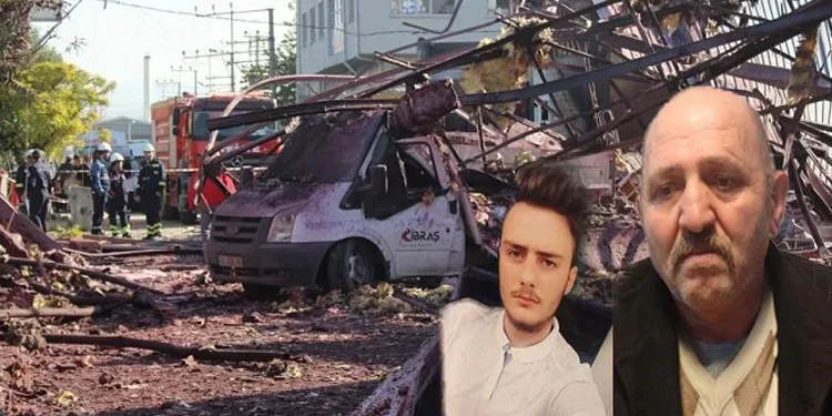Bursa’da patlamada oğlu ölen babaya haciz şoku