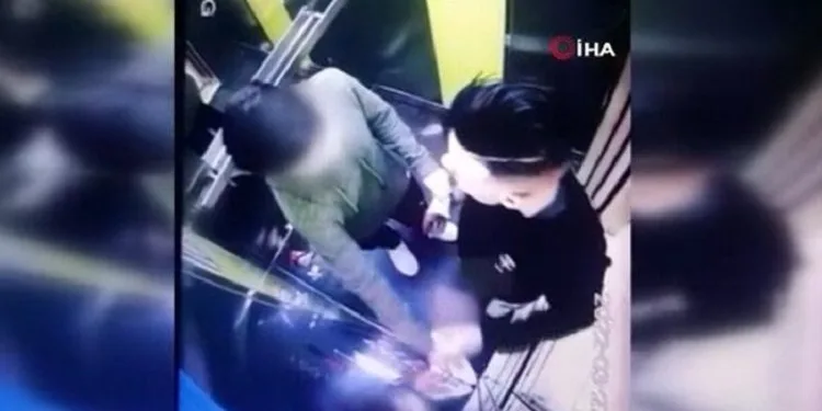 Asansörde çocuğa taciz girişimi