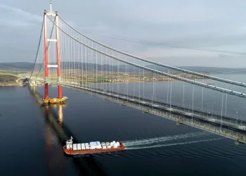 Bursa’da yola çıkan gemi Çanakkale’de