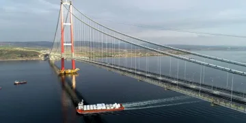 Bursa’da yola çıkan gemi Çanakkale’de